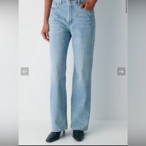 Denim Forum Sky Blue High-Rise Jeans. Size 27